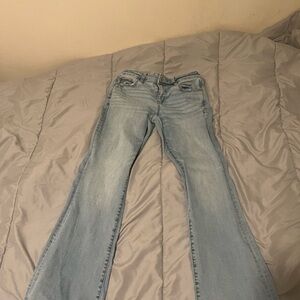 American Eagle Outfitters Light Blue Flare Jeans